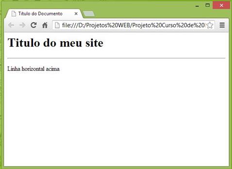 Título do site